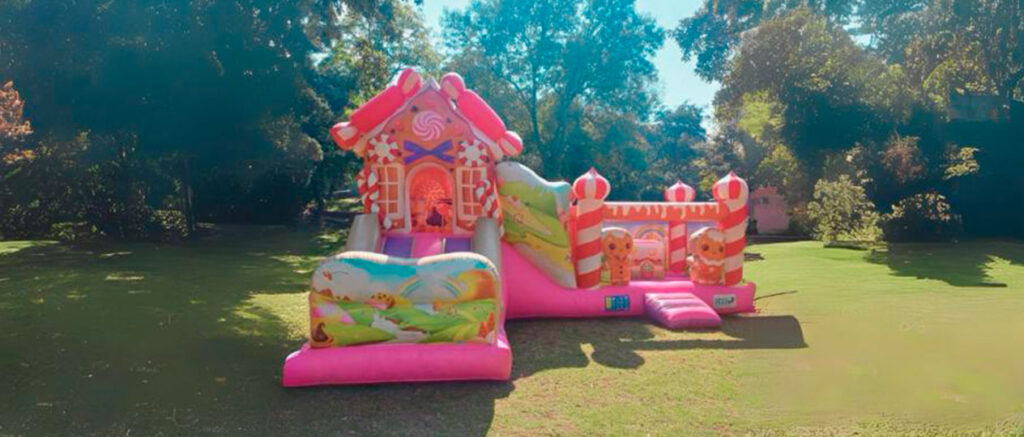 Renta Inflable niña Candy Navidad