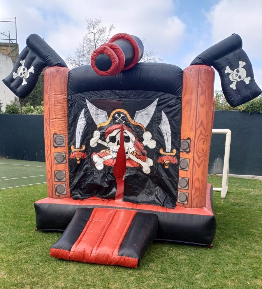 Inflable Castillo Pirata Brincolín con rampa