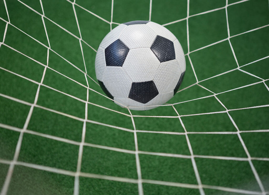 cancha de fútbol inflable
