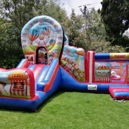 Inflable Play House Park en renta CDMX — parque interactivo para niños en fiestas