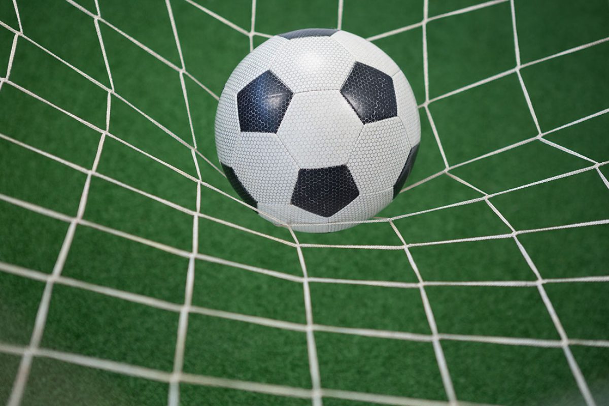 cancha de fútbol inflable