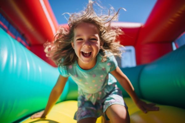 Juego inflable para niñas